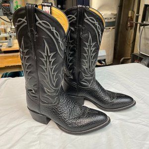 Almost new  black Tony Lama Cowboy Boots